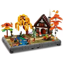 Lego Icons 11372 Őszi kert házikóval