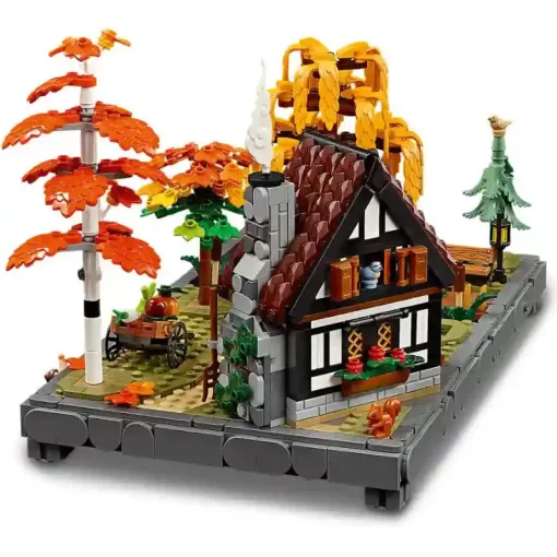 Lego Icons 11372 Őszi kert házikóval