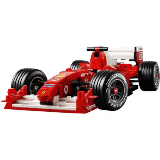Lego Icons 11375 Ferrari F2004 Formula 1 versenyautó és Michael Schumacher