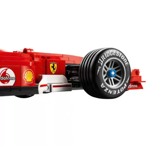 Lego Icons 11375 Ferrari F2004 Formula 1 versenyautó és Michael Schumacher