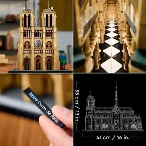 Lego Architecture 21061 A párizsi Notre-Dame székesegyház