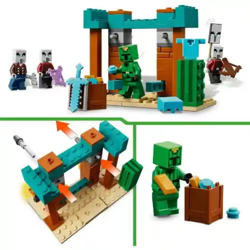 Lego Minecraft 21267 Illagerek őrjárata a sivatagban