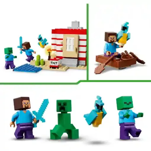 Lego Minecraft 21275 Dinamitház a dzsungelben