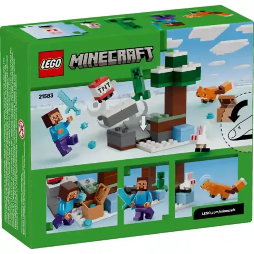 Lego Minecraft 21583 Steve tajgai kalandjai