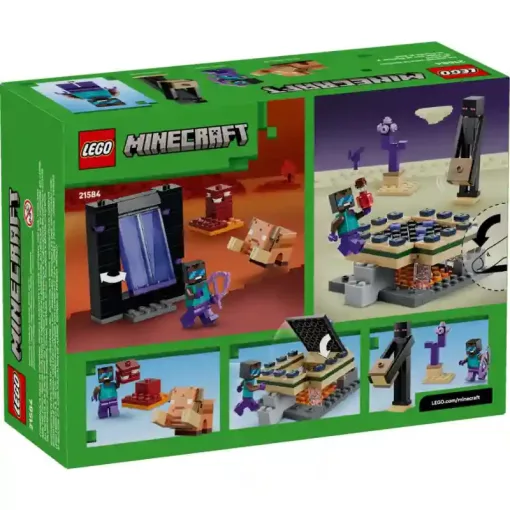 Lego Minecraft 21584 Utazás az Alvilág kapujához és a Végportálhoz