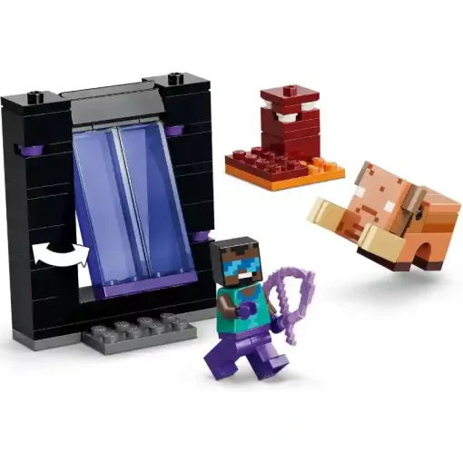 Lego Minecraft 21584 Utazás az Alvilág kapujához és a Végportálhoz