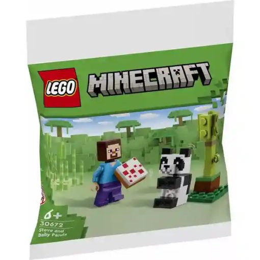Lego Minecraft 30672 Steve és Pandabébi