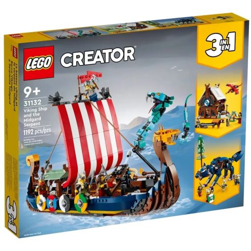 Lego Creator 31132 Viking hajó és a Midgard kígyó