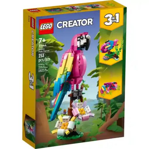 Lego Creator 31144 Egzotikus, rózsaszín papagáj