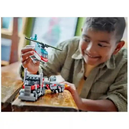 Lego Creator 31146 Platós kamion és helikopter