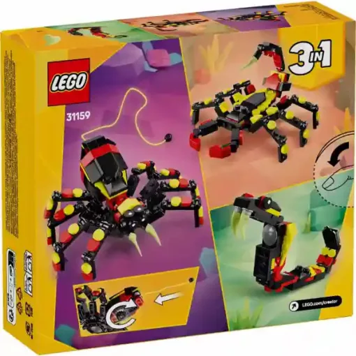 Lego Creator 31159 Vadállatok: Meglepetésekkel teli pók