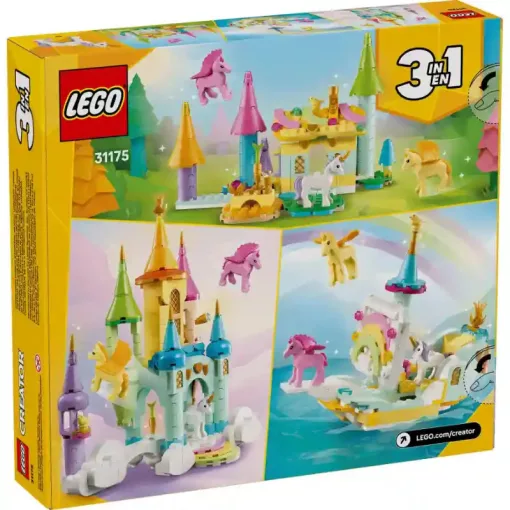 Lego Creator 31175 Egyszarvúak kastélya (hajó, játszótér)