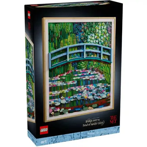 Lego Art 31220 Claude Monet – Híd a vízililiomos tó felett "festmény"