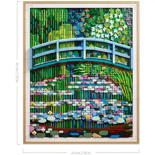Lego Art 31220 Claude Monet – Híd a vízililiomos tó felett "festmény"