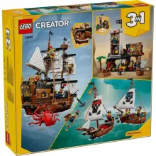 LEGO® Creator 31387 Ikonikus kalózhajó (erőd, hajók)