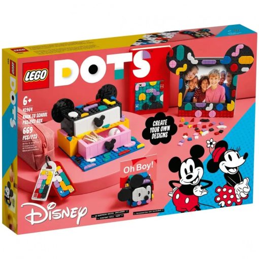 Lego DOTS 41964 Mickey egér és Minnie egér tanévkezdő doboz