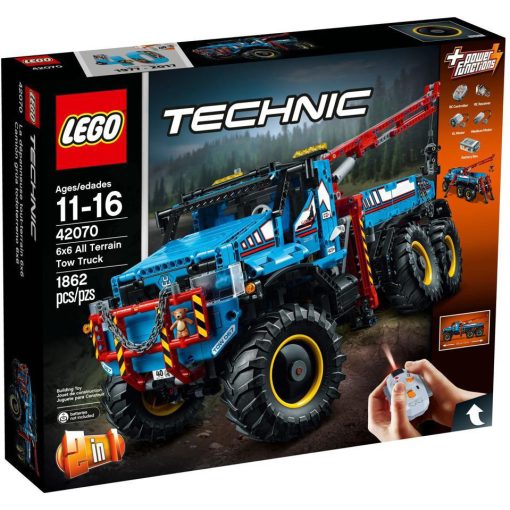 Lego Technic 42070 6x6-os RC távirányítós terepjáró vontató