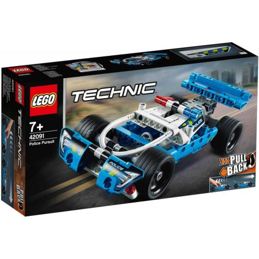 Lego Technic 42091 Hátrahúzós rendőrségi versenyautó