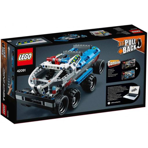 Lego Technic 42091 Hátrahúzós rendőrségi versenyautó