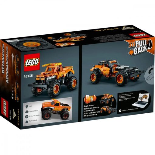 Lego Technic 42135 Hátrahúzós Monster Jam™ El Toro Loco™