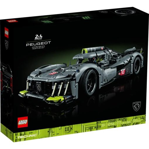 Lego Technic 42156 PEUGEOT 9X8 24H Le Mans Hybrid Hypercar autó