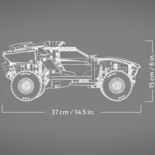 Lego Technic 42160 Audi RS Q e-tron RC távirányítós rally autó