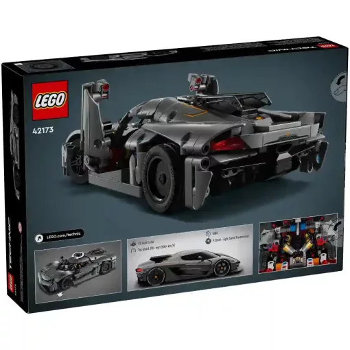 Lego Technic 42173 Koenigsegg Jesko Absolut szürke hiperautó