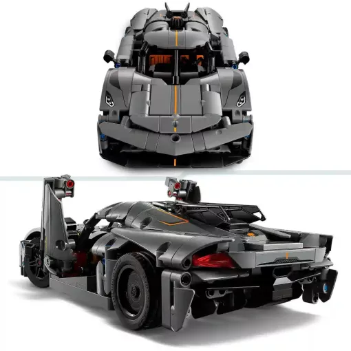 Lego Technic 42173 Koenigsegg Jesko Absolut szürke hiperautó