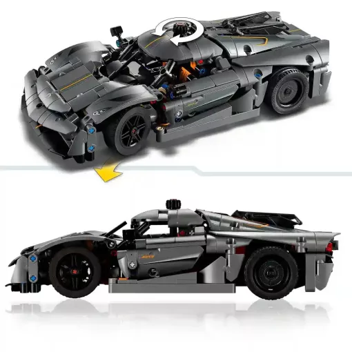 Lego Technic 42173 Koenigsegg Jesko Absolut szürke hiperautó