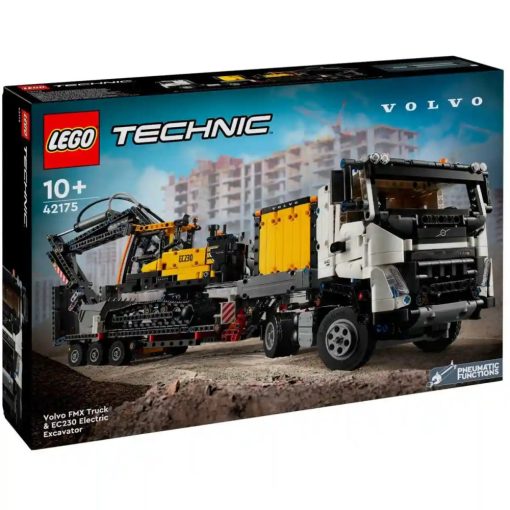 Lego Technic 42175 Volvo FMX teherautó és EC230 elektromos markoló