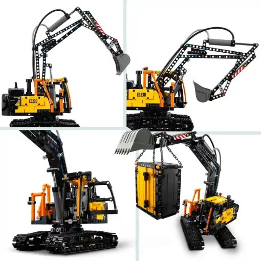 Lego Technic 42175 Volvo FMX teherautó és EC230 elektromos markoló