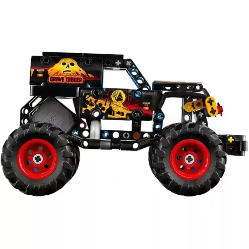 Lego Technic 42219 Monster Jam™ Grave Digger™ tűz és jég autó