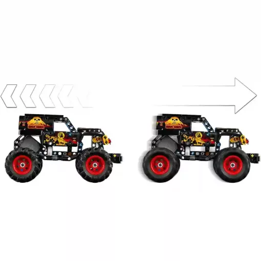 Lego Technic 42219 Monster Jam™ Grave Digger™ tűz és jég autó
