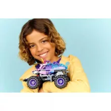 Lego Technic 42220 Hátrahúzós Monster Jam™ Sparkle Smash™ egyszarvú autó