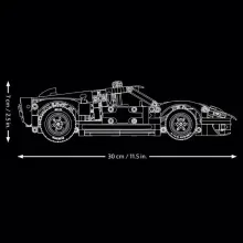 Lego Technic 42223 1966 Ford GT40 MKII versenyautó