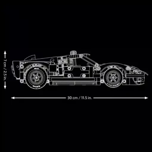 Lego Technic 42223 1966 Ford GT40 MKII versenyautó