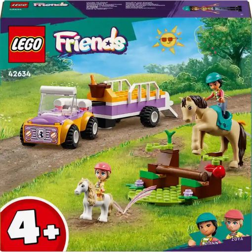 Lego Friends 42634 Ló- és póniszállító utánfutó