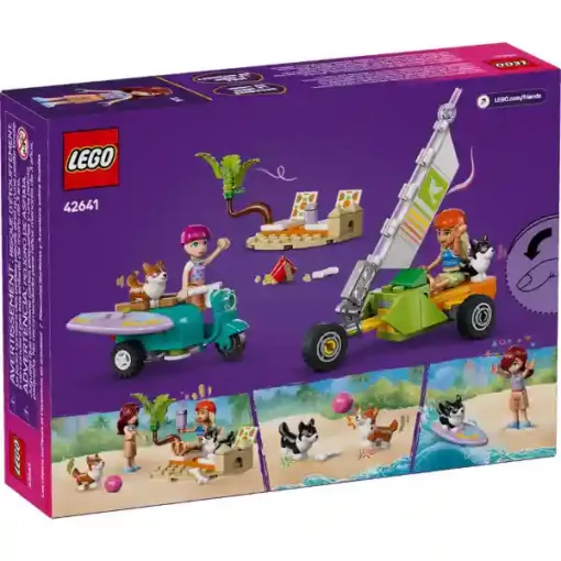 Lego Friends 42641 Szörföző kutyák és robogós kalandok