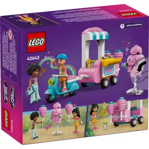 Lego Friends 42643 Vattacukorárus pult és robogó