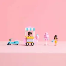 Lego Friends 42643 Vattacukorárus pult és robogó