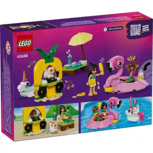Lego Friends 42658 Medencés buli flamingóval és egyszarvúval