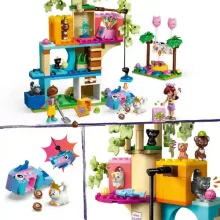 Lego Friends 42666 Születésnapi cicazsúr és lombház cicáknak