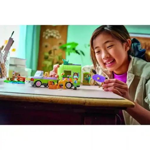 Lego Friends 42695 Ló- és csikószállító utánfutó