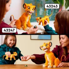 Lego Disney 43247 Oroszlánkirály: Simba, az ifjú oroszlánkirály