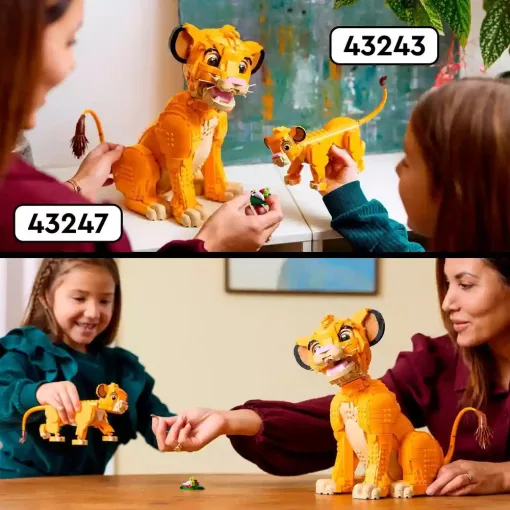 Lego Disney 43247 Oroszlánkirály: Simba, az ifjú oroszlánkirály