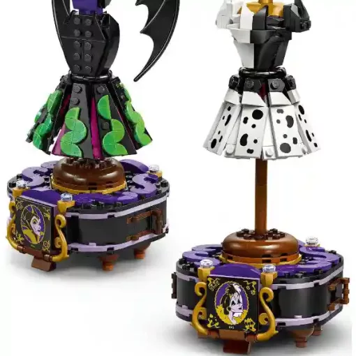 Lego Disney 43262 101 kiskutya: Demóna és Szörnyella De Frász ruhái