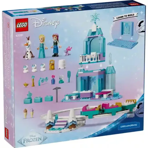 Lego Disney 43281 Jégvarázs: Elza jégkastélya és szánkós kalandjai