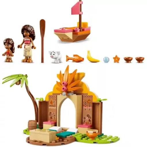 LEGO® Disney 43282 Vaiana: Falusi ház és tutaj