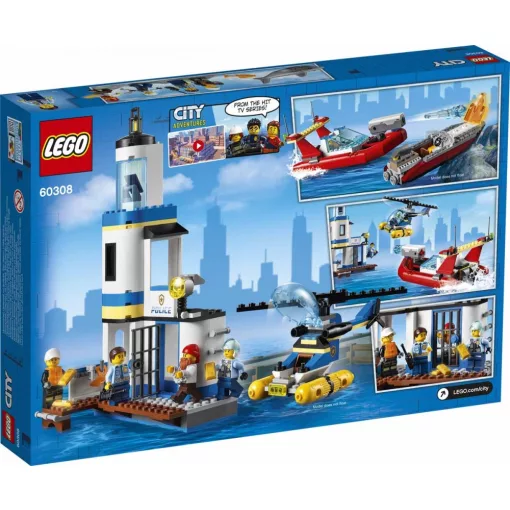 Lego City 60308 Tengerparti rendőrségi és tűzoltó bevetés