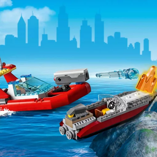 Lego City 60308 Tengerparti rendőrségi és tűzoltó bevetés